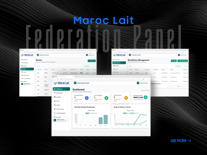 Subvention Maroc Lait – Subsidy Management System screenshot 1