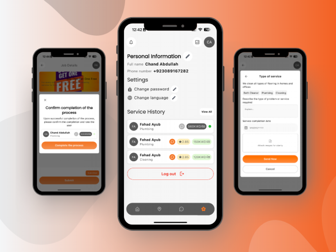 Khadamat – On-Demand Service Marketplace screenshot 1