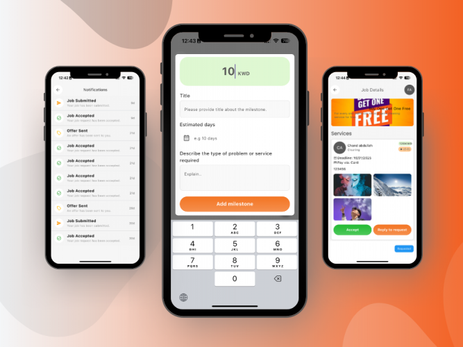 Khadamat – On-Demand Service Marketplace screenshot 2