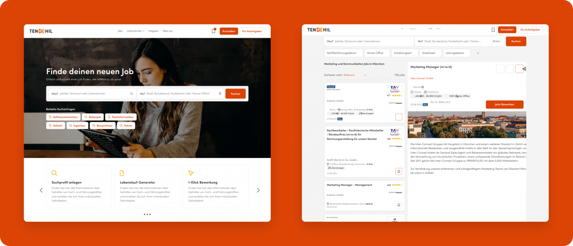 Enhancing the Online Job Search Experience screenshot 1