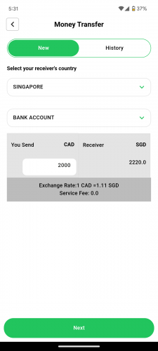Wallet Application screenshot 2