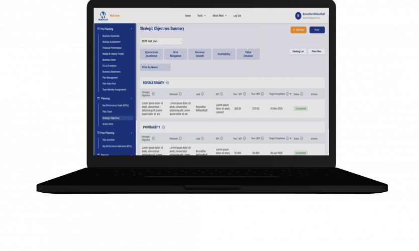 Moxiplan: Strategic Planning & Execution Platform screenshot 2