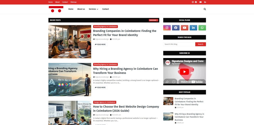 Signatures Designs & Communications PVT LTD screenshot 1