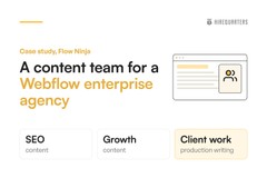 Scaling content for a Webflow enterprise agency
