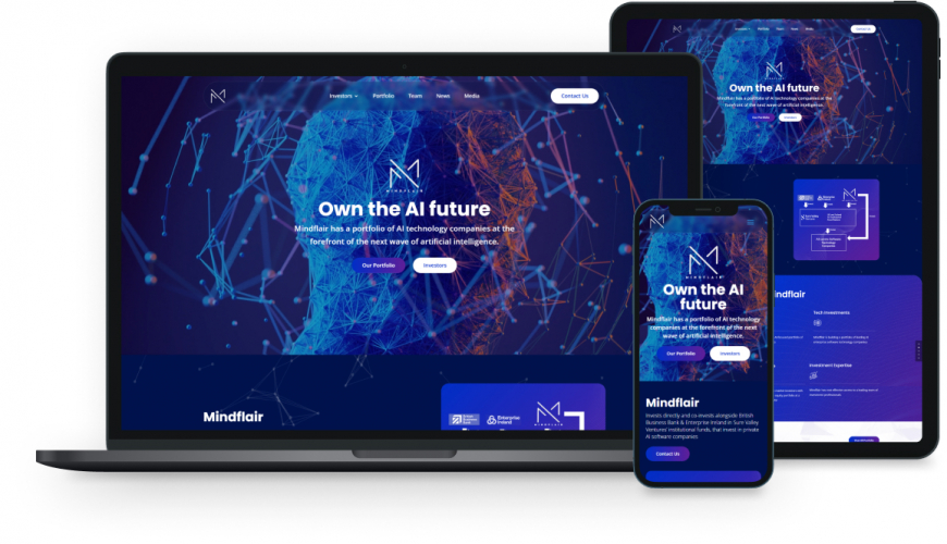 MINDFLAIR - Website redesigning & development screenshot 1