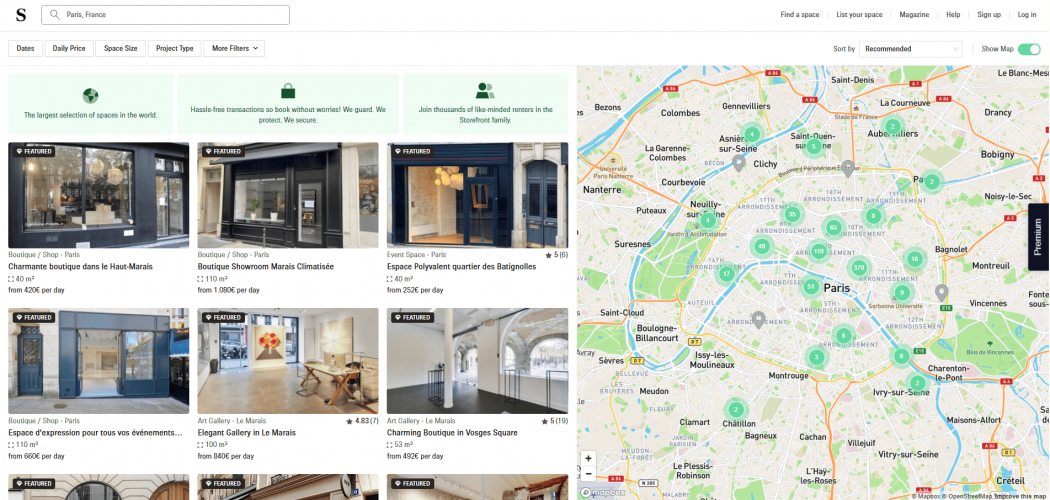 Storefront | Airbnb for Popup Shops screenshot 3