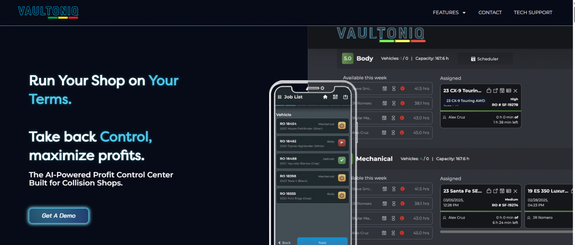 Vaultoniq screenshot 2