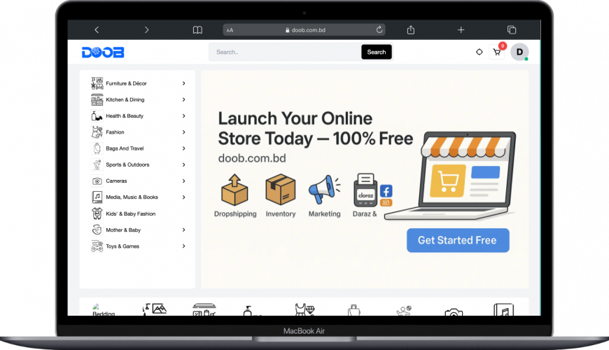 Doob Multivendor E-commerce Solution screenshot 1