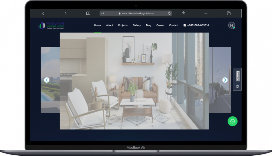 Hikmah Holding LTD. (Real Estate Website & Admin Dashboard) screenshot 2