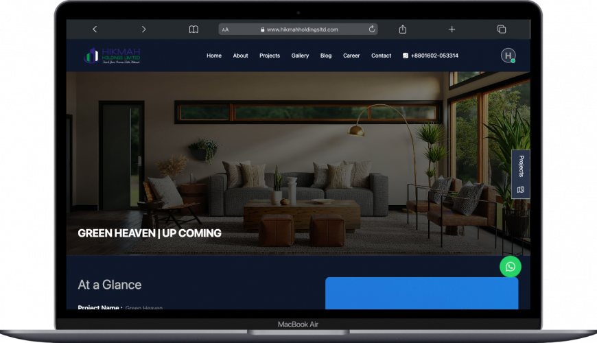 Hikmah Holding LTD. (Real Estate Website & Admin Dashboard) screenshot 4