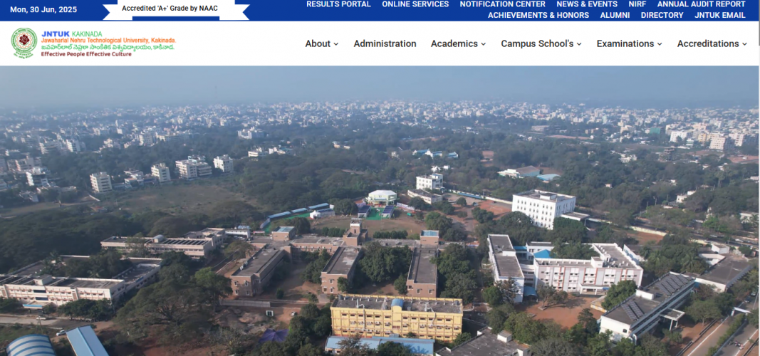 Jawaharlal Nehru Technological University Kakinada screenshot 1