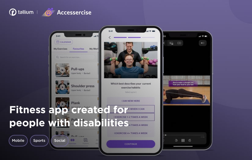 Accessercise screenshot 1
