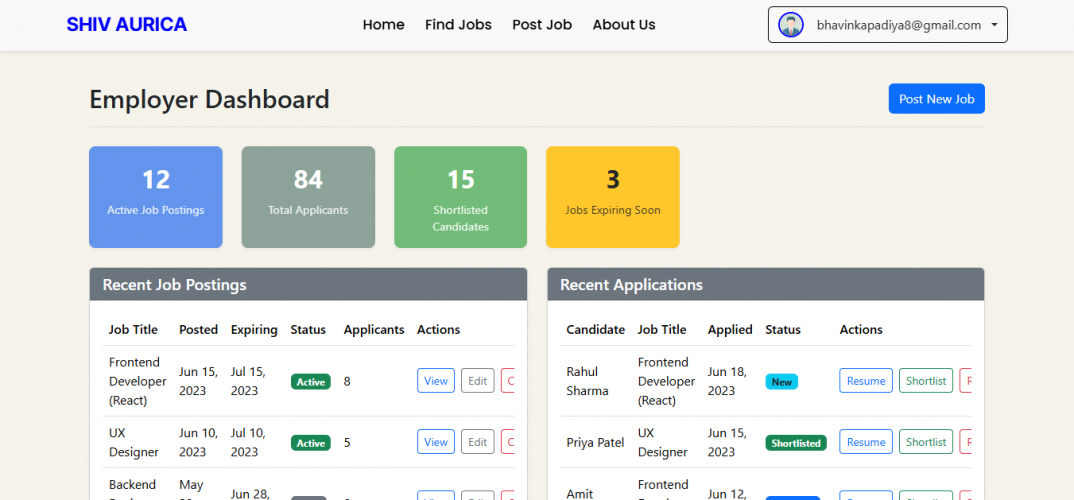 Job Portal – Full-Stack Recruitment Platform screenshot 5