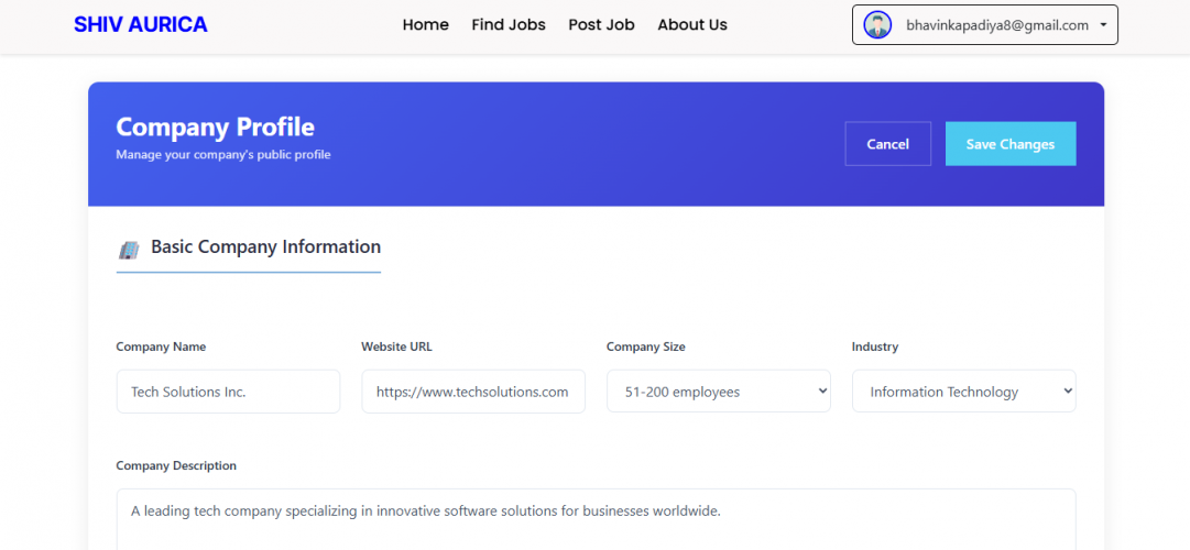Job Portal – Full-Stack Recruitment Platform screenshot 3