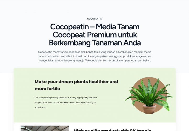 Cocopeat – Premium Cocopeat Planting Media for You screenshot 1