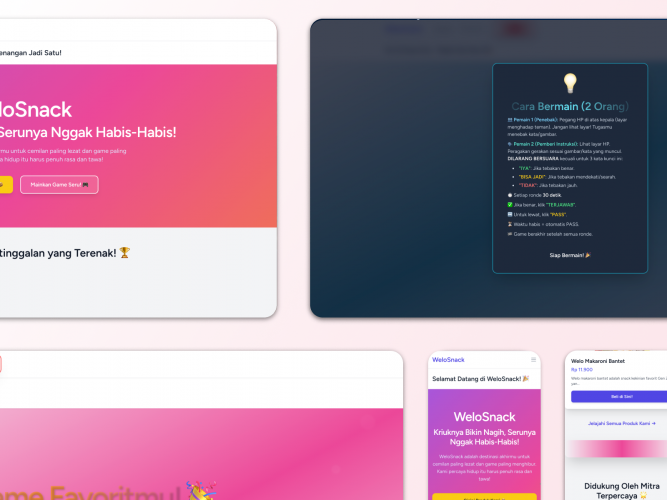 WeloSnack – Combination of Culinary and Interactive Games screenshot 2