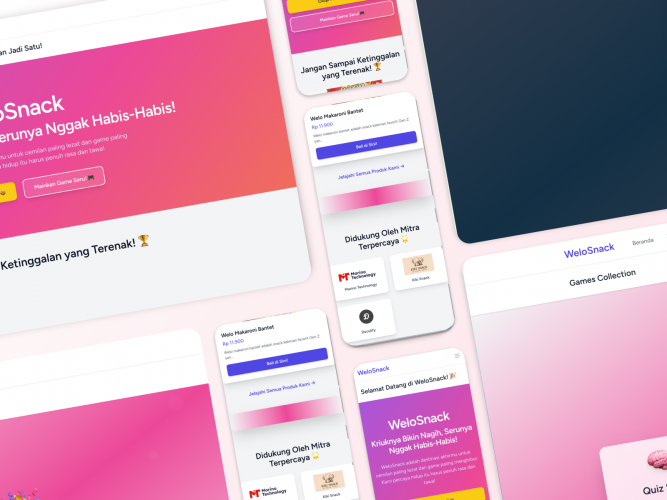 WeloSnack – Combination of Culinary and Interactive Games screenshot 1