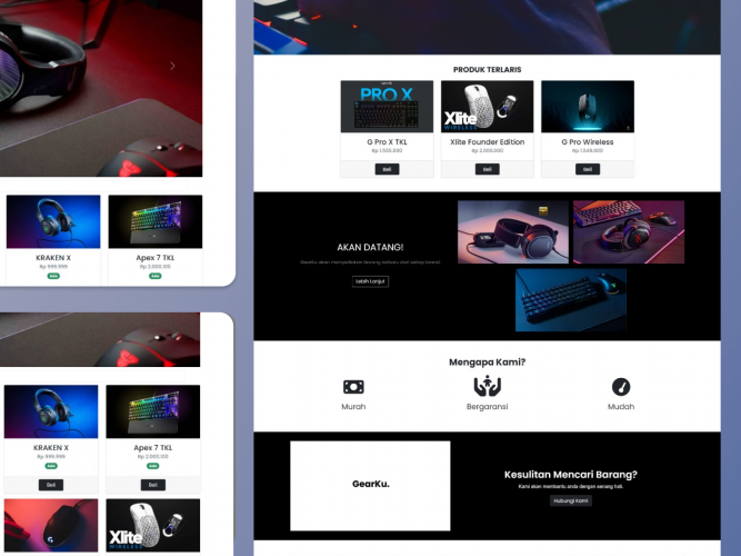 Company Profile Development and Interactive Product Catalog with CMS screenshot 1
