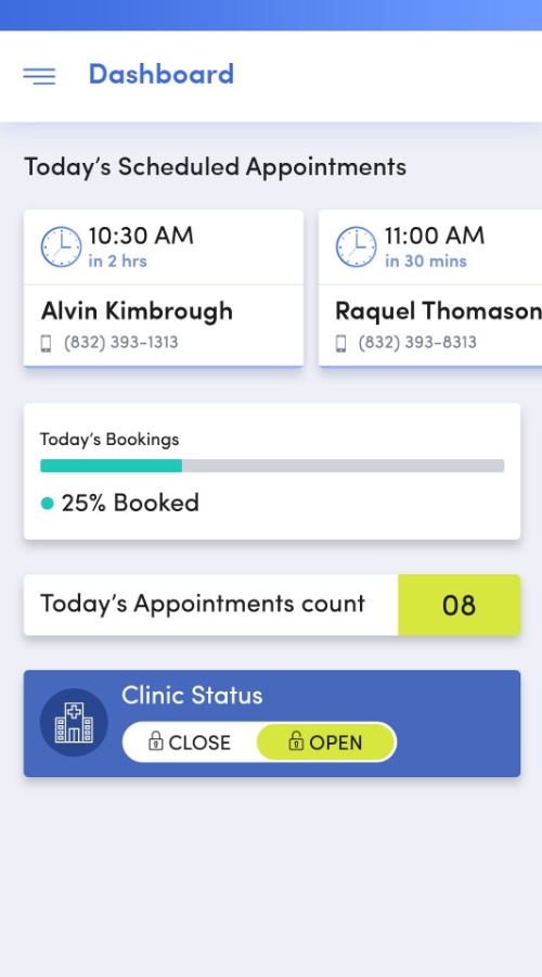 Doctor's Appointment App screenshot 1