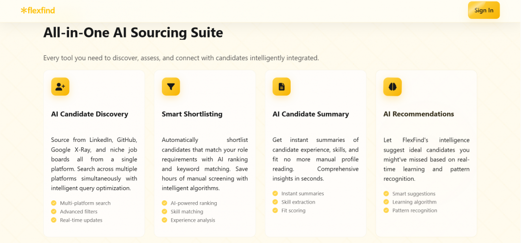 flex find (AI-Powered Profile Scraper) screenshot 2