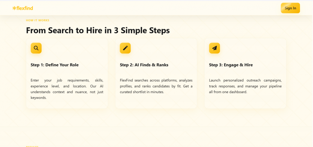flex find (AI-Powered Profile Scraper) screenshot 1