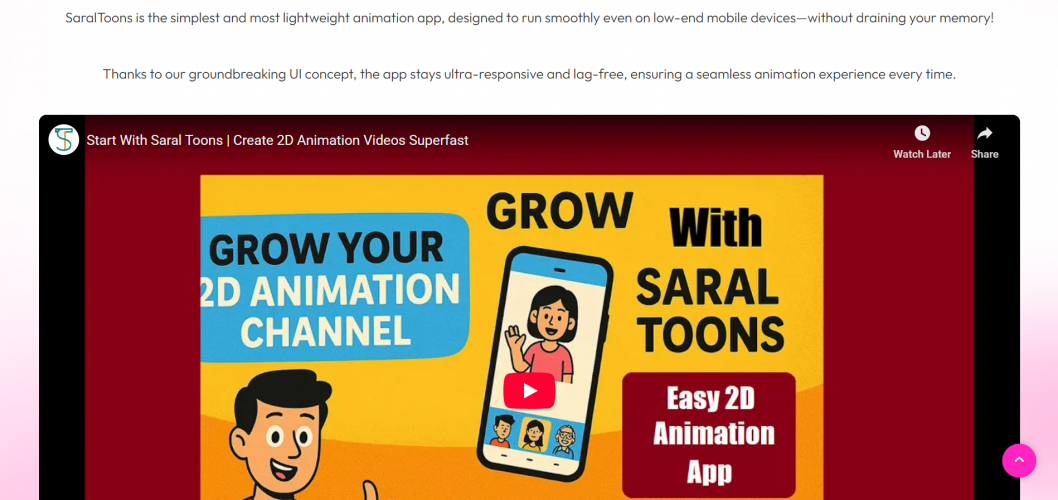 Saral Toons Animation Platform screenshot 4