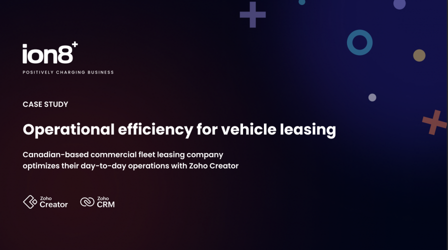 Operational efficiency for vehicle leasing with Zoho Creator screenshot 1