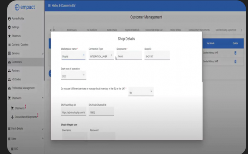 European VAT Compliance & Reporting System|| Postman | Docker screenshot 1