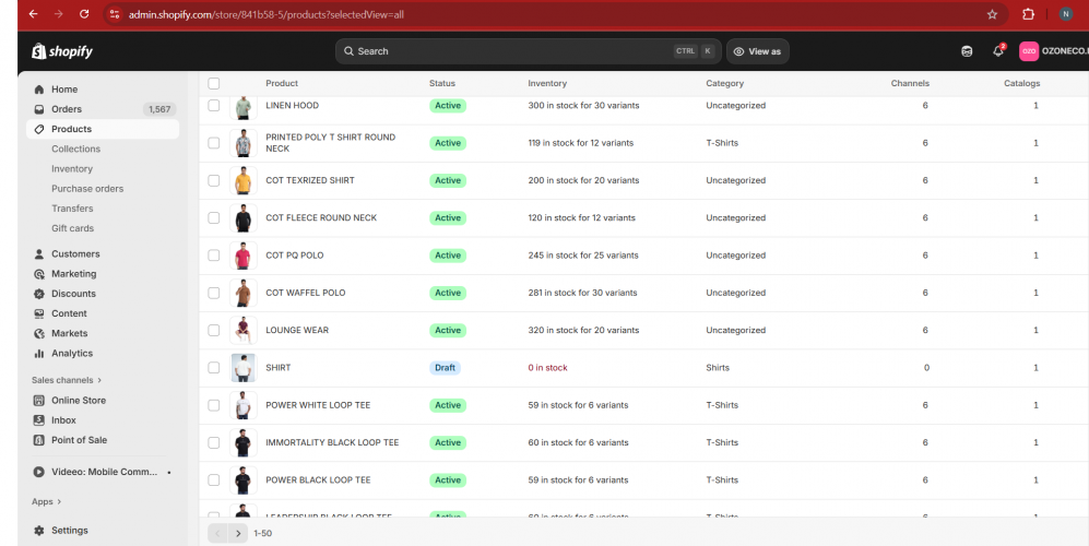 E-commerce Website & Social Media Marketing for OzoneCo screenshot 3