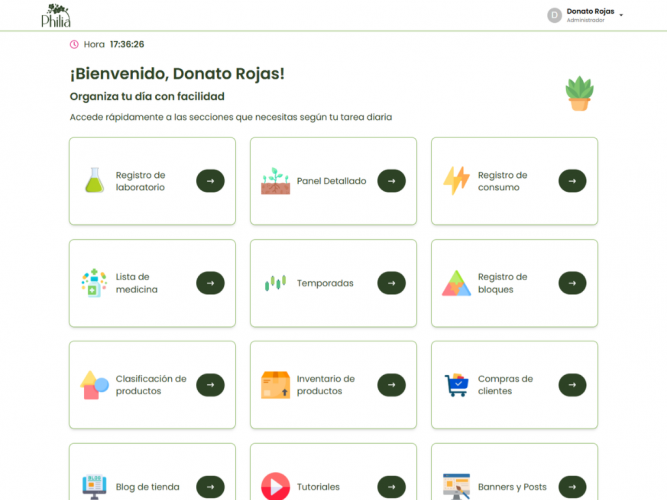 PHILIA PERU – Custom Software for Floristry screenshot 1