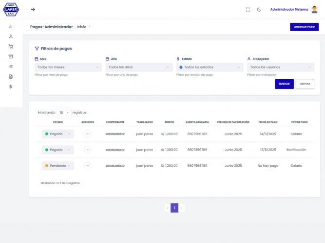 LAFER – Custom Quotation Web App screenshot 1