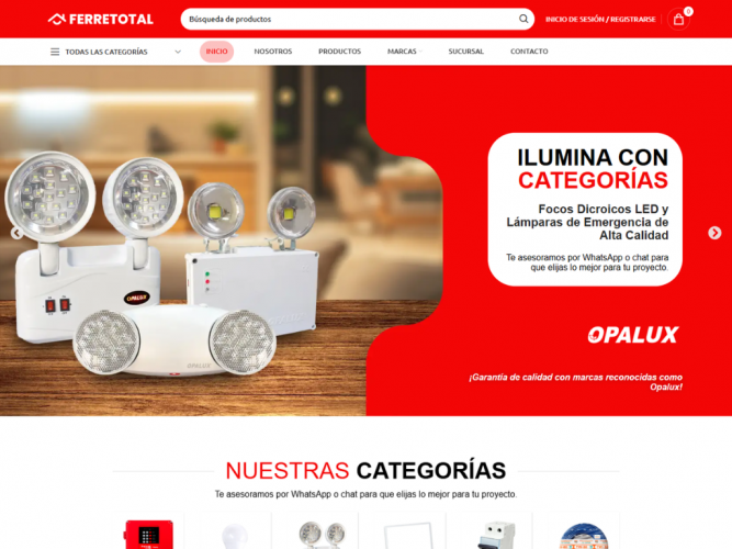 FERRETOTAL - E-Commerce Store for Hardware Stores screenshot 1