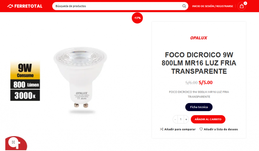 FERRETOTAL - E-Commerce Store for Hardware Stores screenshot 2