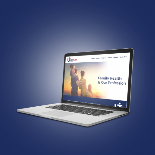 Unitrade Pharma Web Design and Development screenshot 1