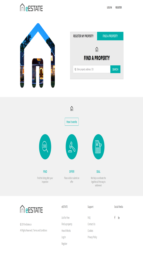 Property Transact Website screenshot 1