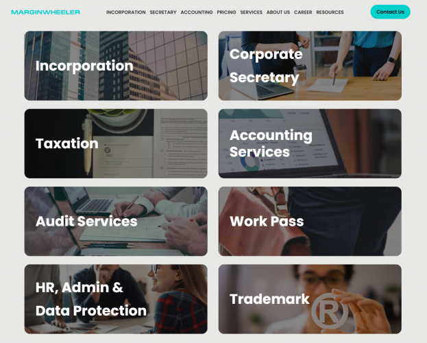 Margin Wheeler – Corporate Services Portfolio screenshot 2