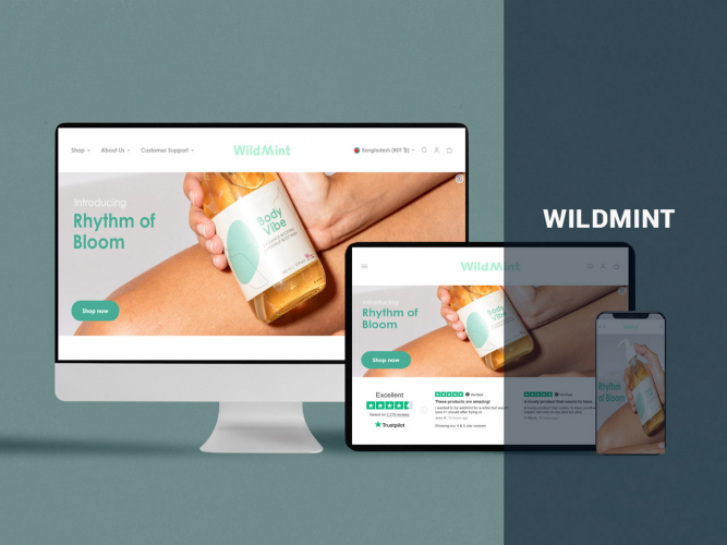 Wild Mint Cosmetics screenshot 1