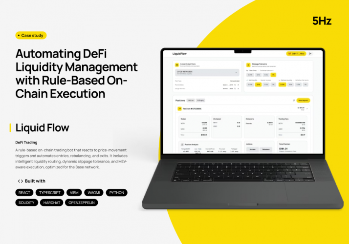 Automating DeFi Liquidity Management with Rule-Based On-Chain Execution screenshot 1
