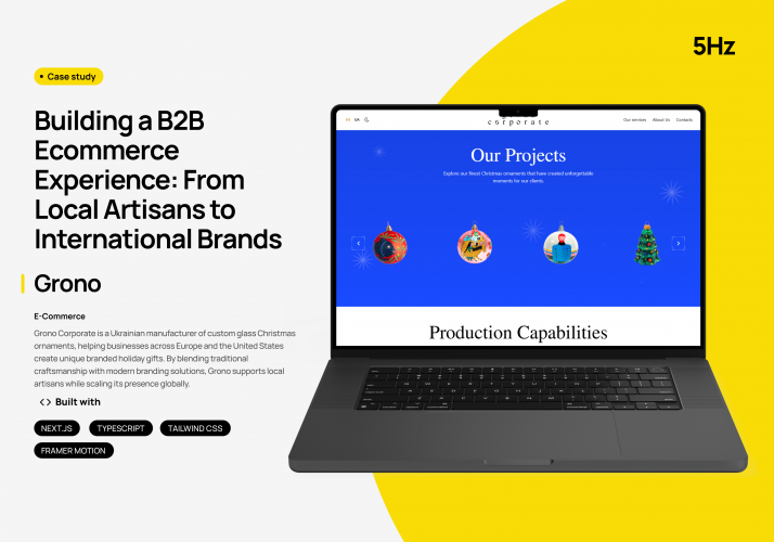 Building a B2B Ecommerce Experience: From Local Artisans to International Brands screenshot 1