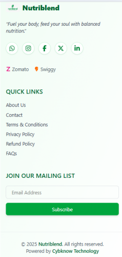 Nutrition app devlopment screenshot 1