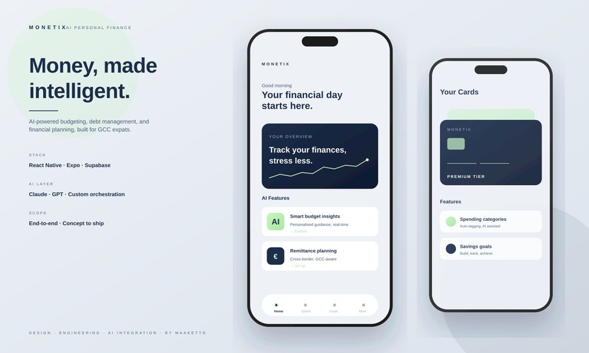 AI Personal Finance App — End-to-End Product Build screenshot 1