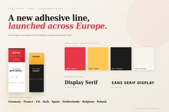 Adhesive Product Line — Brand Strategy & European Launch