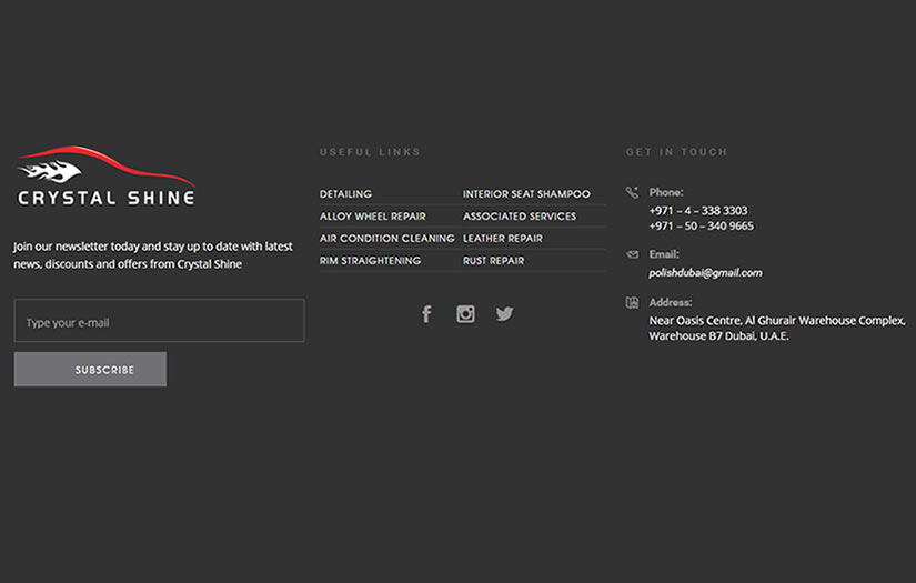 Crystal Shine Auto Dubai screenshot 2