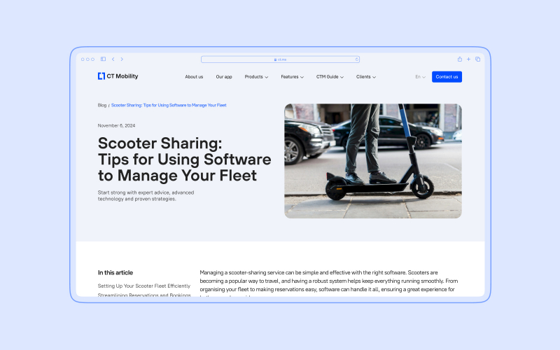 CT Mobility: Drives Growth With UX/UI Revamp screenshot 3