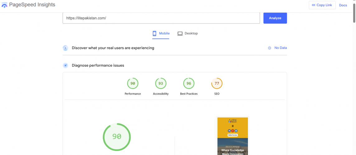 Lite Pakistan – Professional Website Development & SEO Services screenshot 1