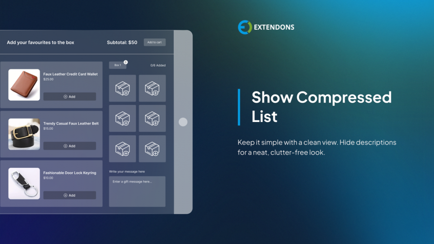 Custom Mix & Match Product Boxes & Bundles for WooCommerce screenshot 1