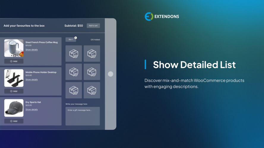 Custom Mix & Match Product Boxes & Bundles for WooCommerce screenshot 2