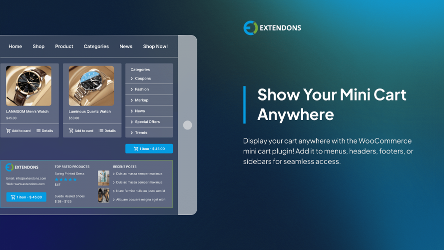 Mini Cart for WooCommerce screenshot 3