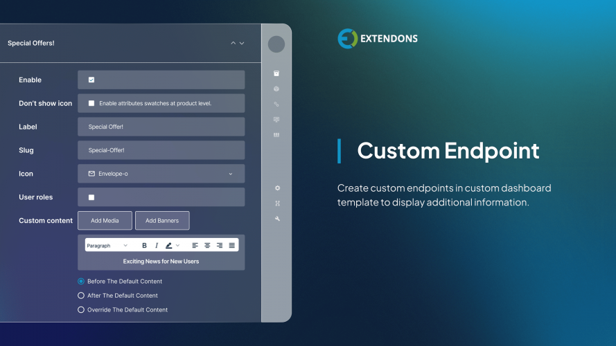 Customize Account Page & User Dashboard for WooCommerce screenshot 1