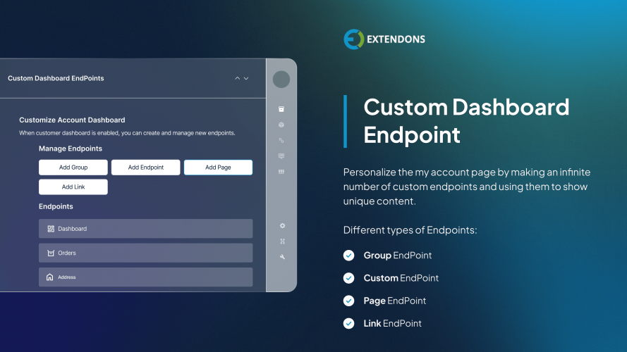 Customize Account Page & User Dashboard for WooCommerce screenshot 3
